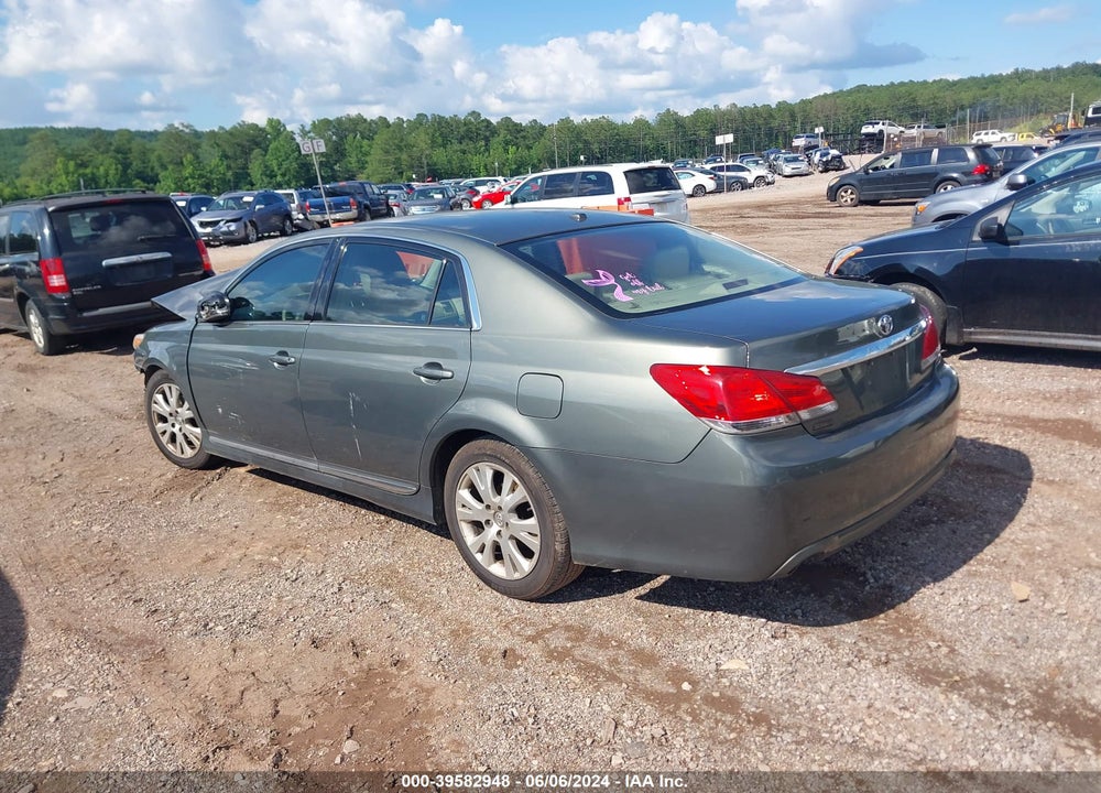 2011 TOYOTA AVALON VIN: 4T1BK3DB9BU438121