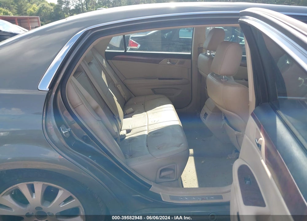2011 TOYOTA AVALON VIN: 4T1BK3DB9BU438121