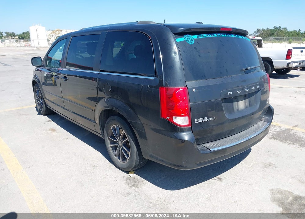 2017 DODGE GRAND CARAVAN SXT VIN: 2C4RDGCG5HR746605