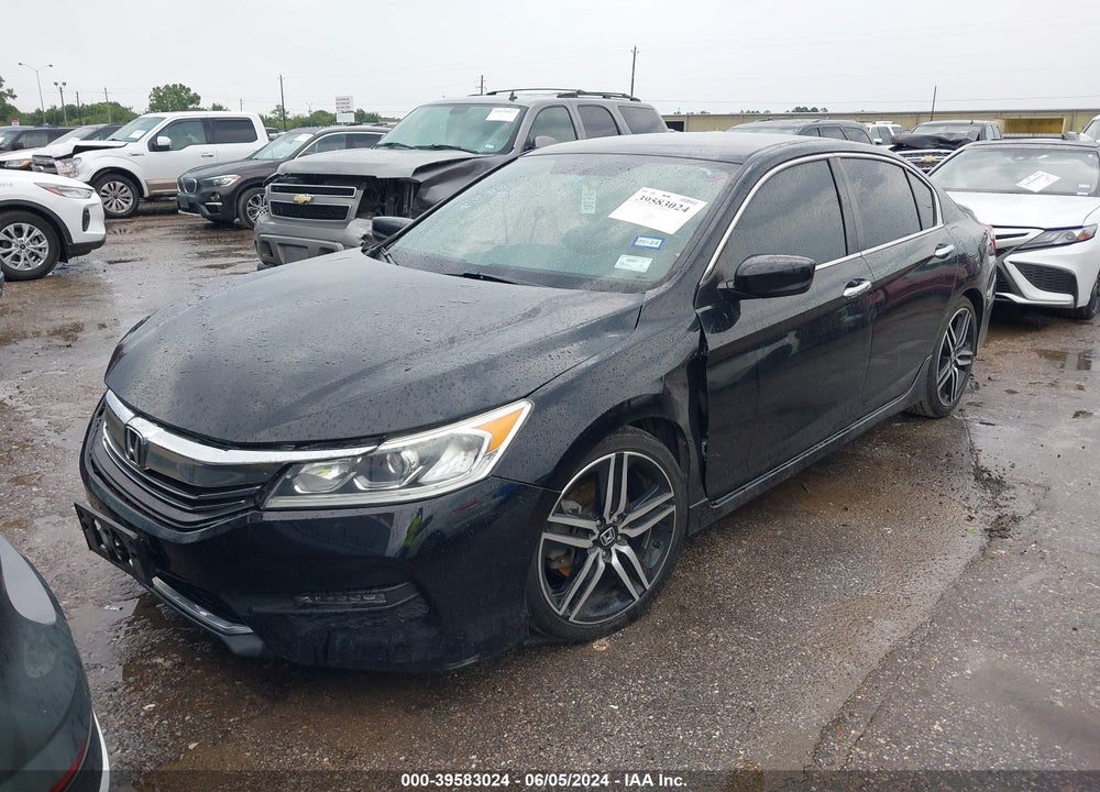 2017 HONDA ACCORD SPORT VIN: 1HGCR2F55HA170511