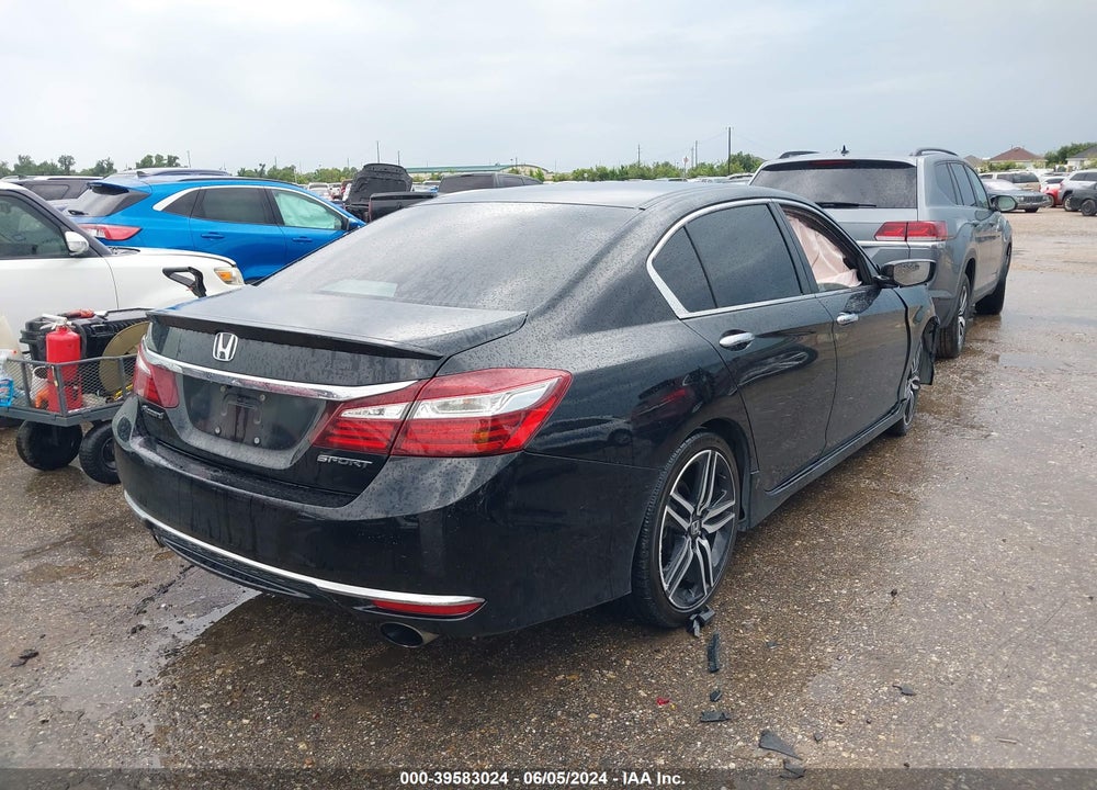 2017 HONDA ACCORD SPORT VIN: 1HGCR2F55HA170511