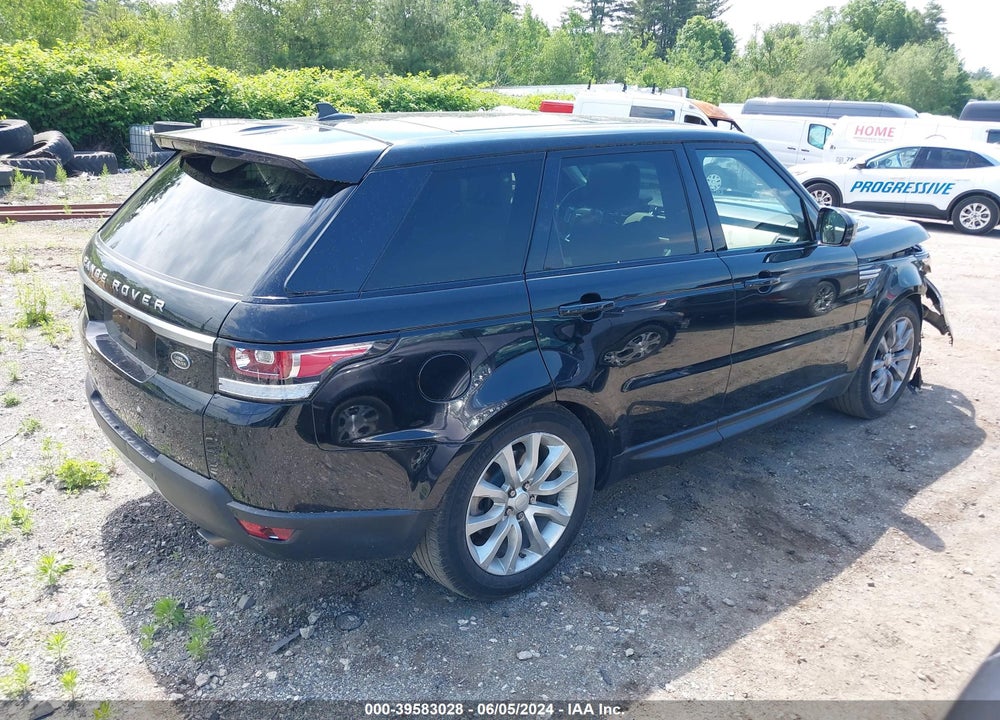 2015 LAND ROVER RANGE ROVER SPORT 3.0L V6 SUPERCHARGED HSE VIN: SALWR2VF1FA521278