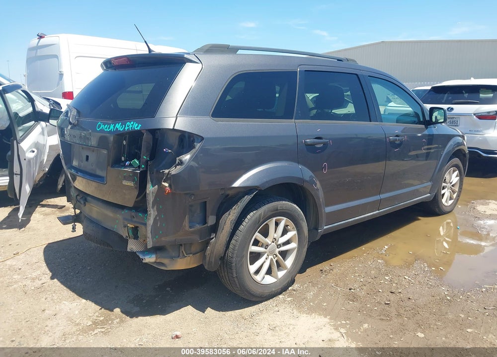 2015 DODGE JOURNEY SXT VIN: 3C4PDCBG4FT697098