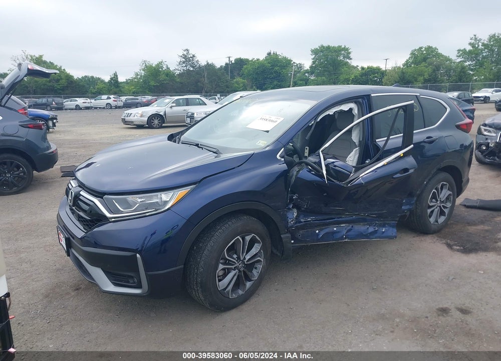 2022 HONDA CR-V AWD EX-L VIN: 5J6RW2H88NA008404