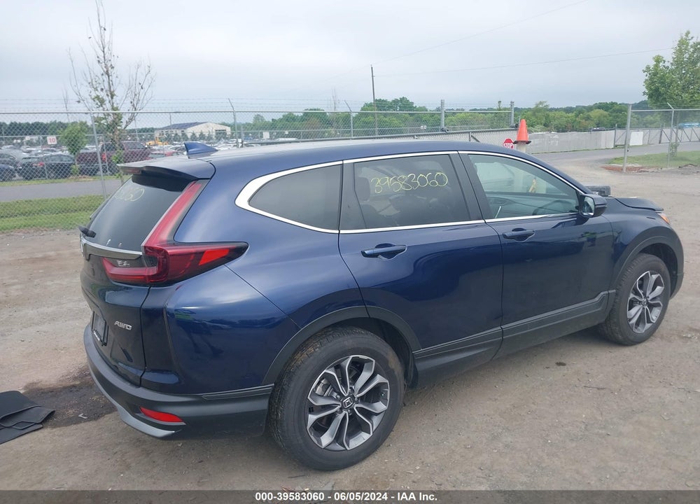 2022 HONDA CR-V AWD EX-L VIN: 5J6RW2H88NA008404