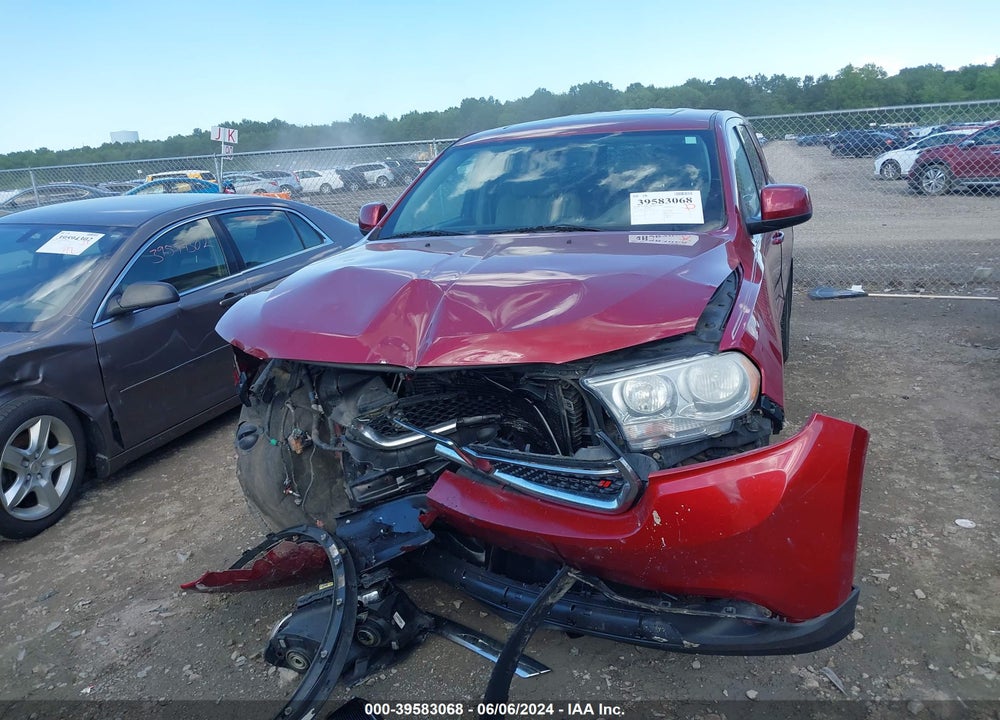 2013 DODGE DURANGO SXT VIN: 1C4RDJAG3DC539987