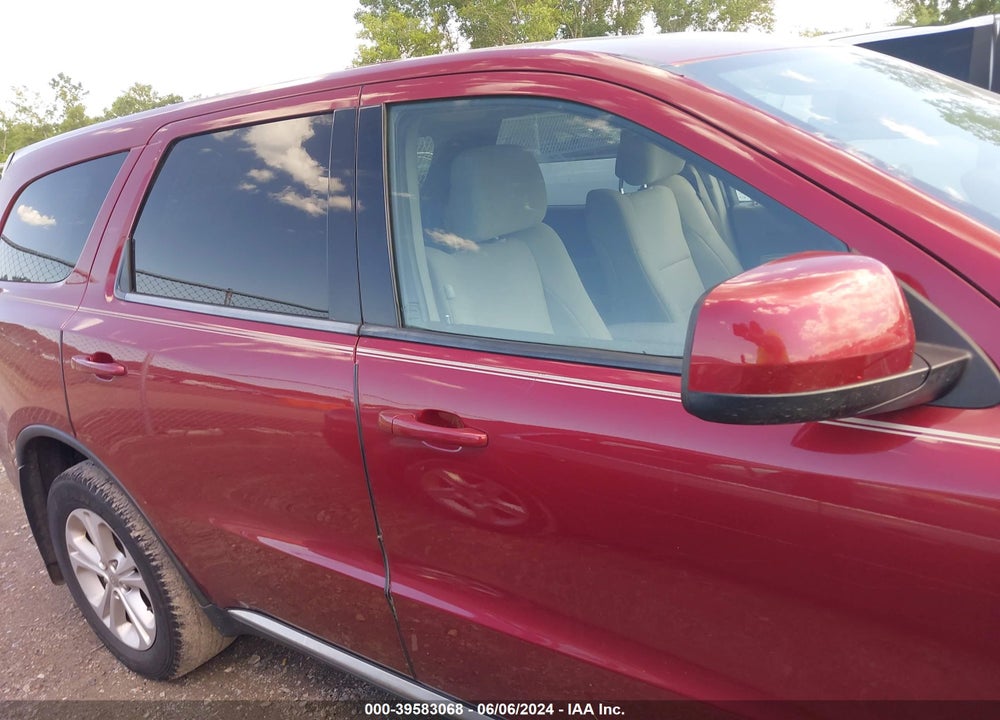 2013 DODGE DURANGO SXT VIN: 1C4RDJAG3DC539987