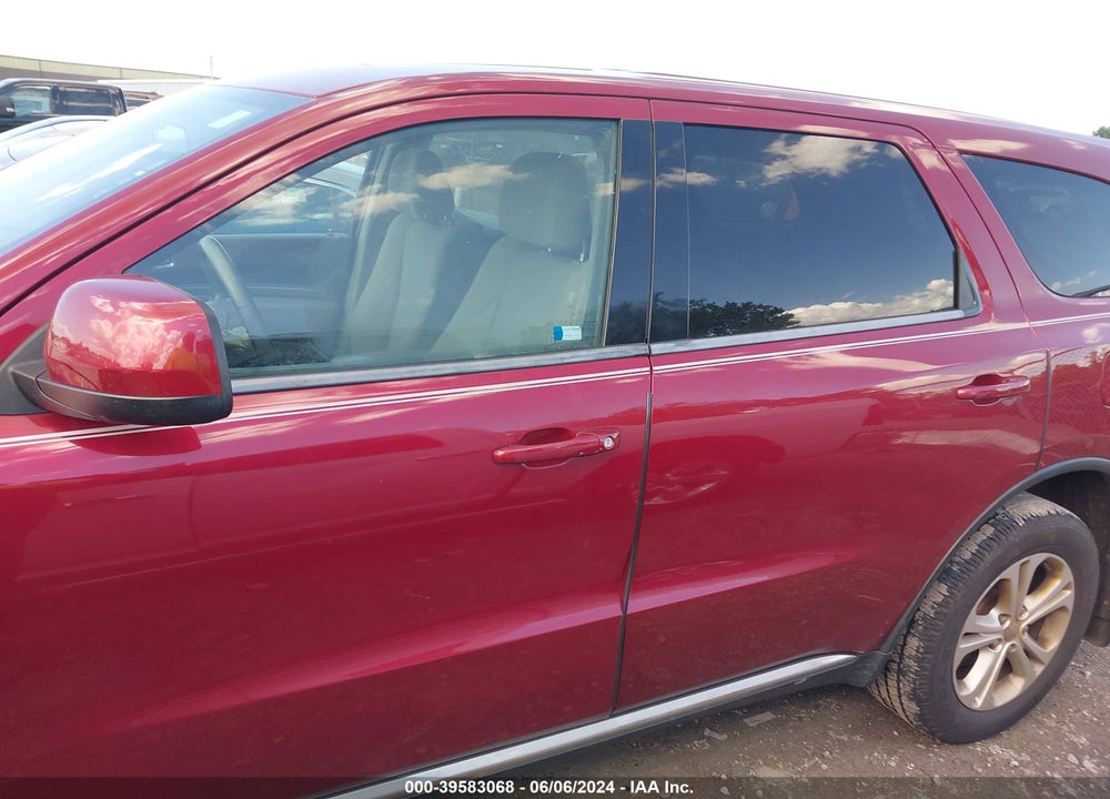 2013 DODGE DURANGO SXT VIN: 1C4RDJAG3DC539987