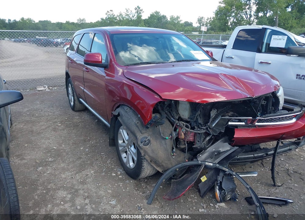 2013 DODGE DURANGO SXT VIN: 1C4RDJAG3DC539987