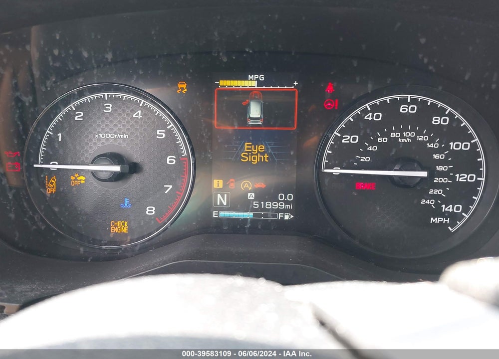 2019 SUBARU FORESTER VIN: JF2SKACC7KH513217