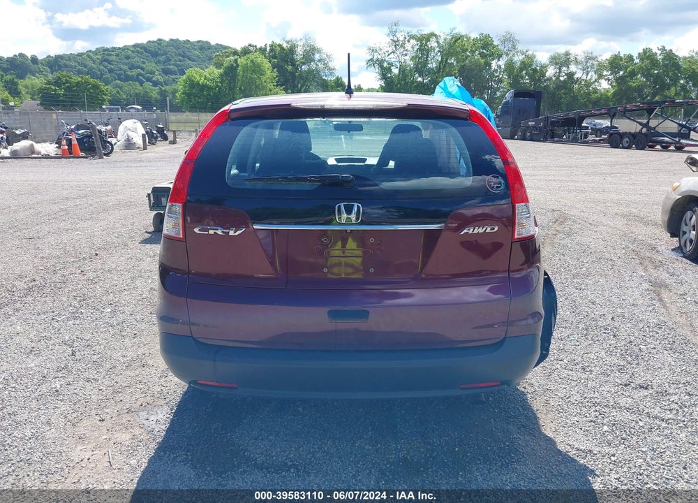2014 HONDA CR-V LX VIN: 5J6RM4H39EL098995