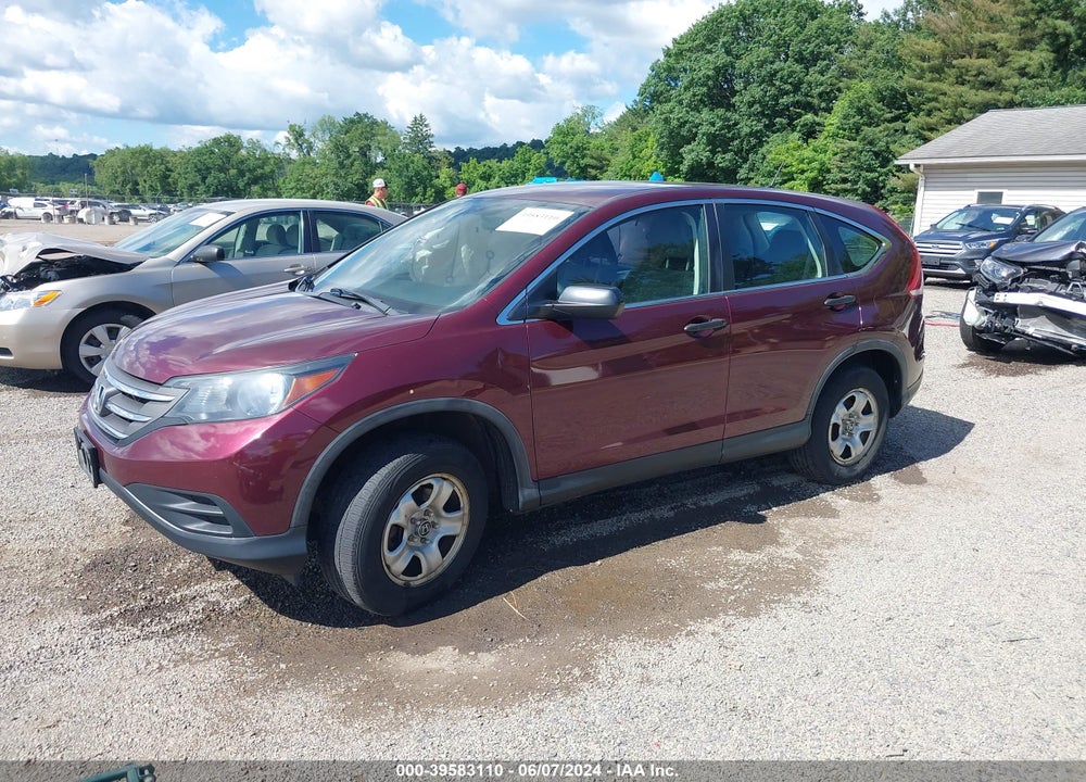 2014 HONDA CR-V LX VIN: 5J6RM4H39EL098995