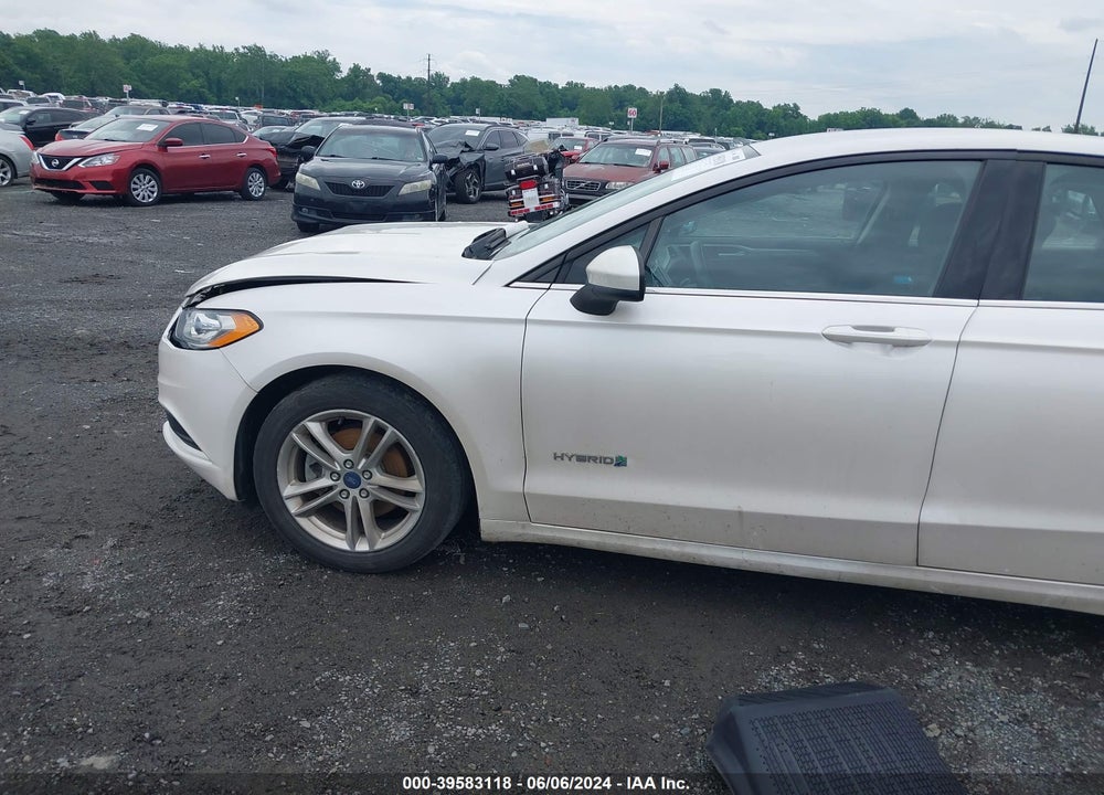 2018 FORD FUSION HYBRID VIN: 3FA6P0LU7JR153194