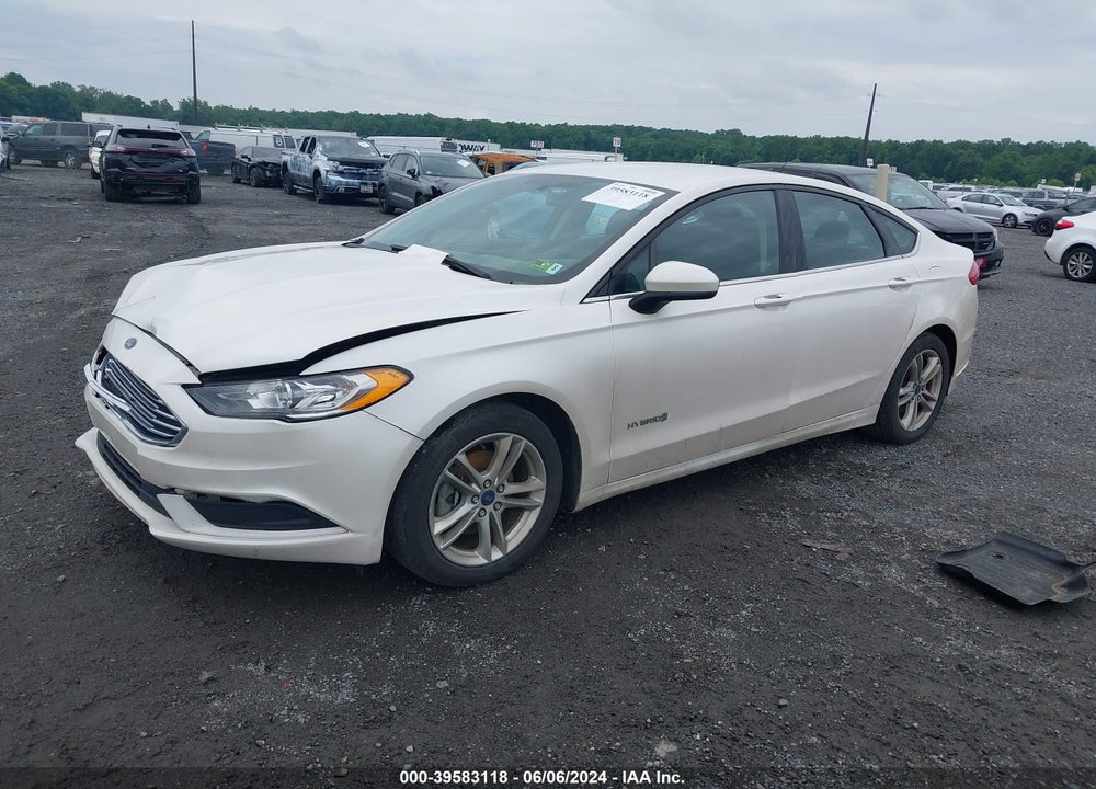 2018 FORD FUSION HYBRID VIN: 3FA6P0LU7JR153194