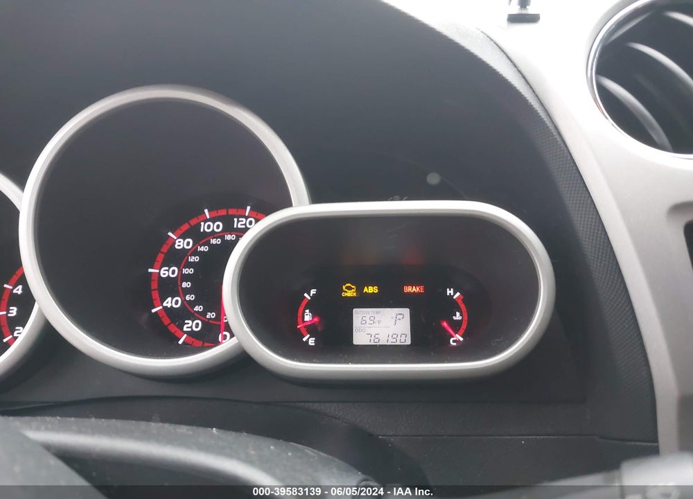 2009 PONTIAC VIBE GT VIN: 5Y2SR67039Z429083