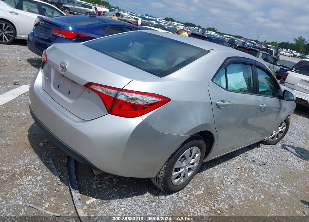 2016 TOYOTA COROLLA L VIN: 2T1BURHE0GC521527