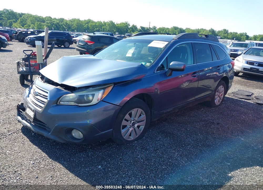 2015 SUBARU OUTBACK 2.5I PREMIUM VIN: 4S4BSACC4F3265716