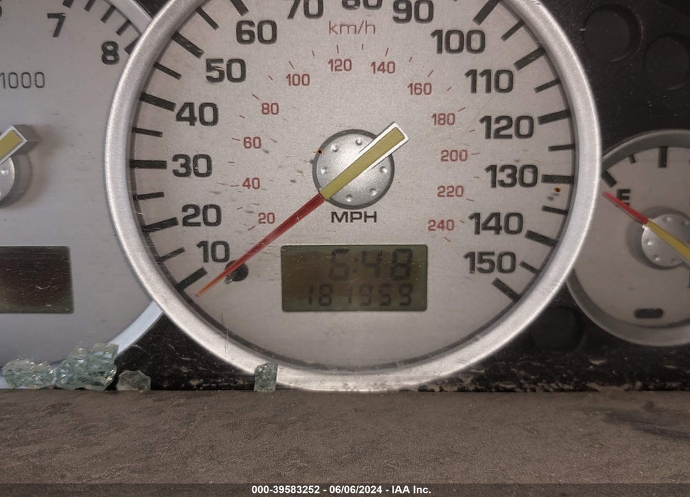 2002 MERCURY COUGAR V6 VIN: 1ZWFT61LX25605817