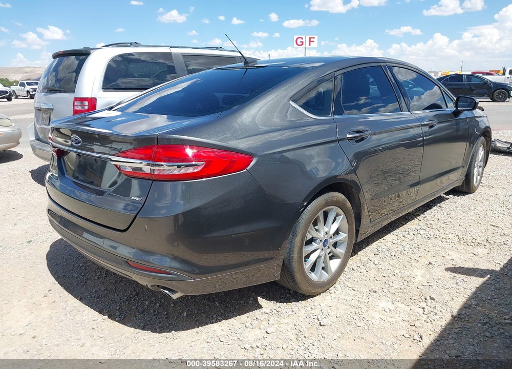 2017 FORD FUSION SE VIN: 3FA6P0H7XHR125175
