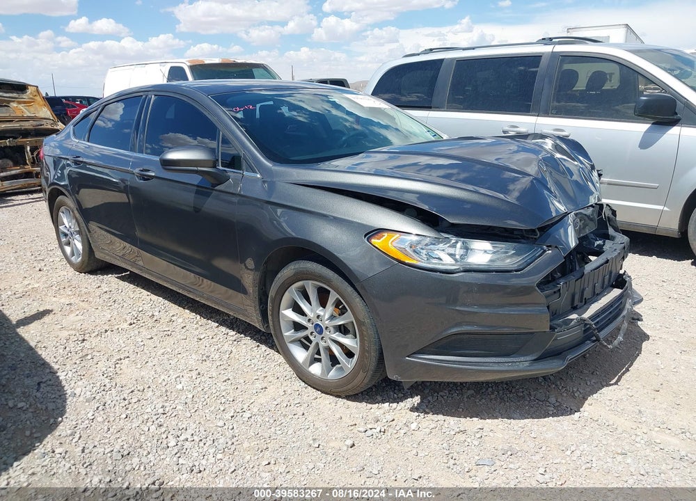 2017 FORD FUSION SE VIN: 3FA6P0H7XHR125175