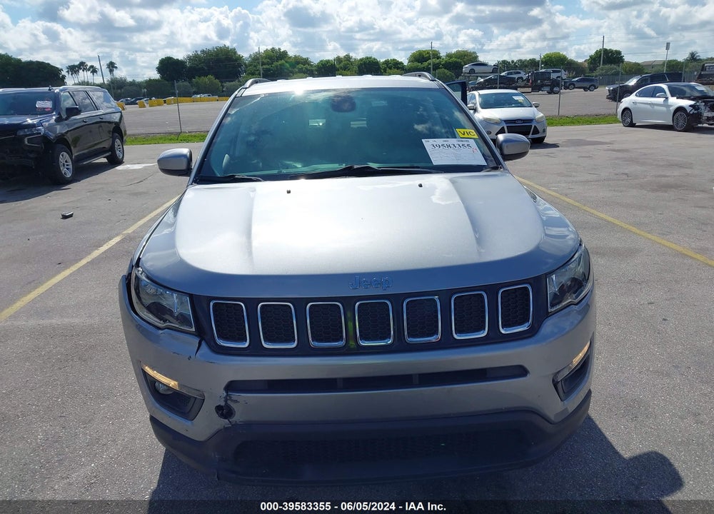 2019 JEEP COMPASS LATITUDE FWD VIN: 3C4NJCBB4KT652242