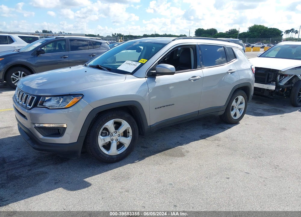 2019 JEEP COMPASS LATITUDE FWD VIN: 3C4NJCBB4KT652242