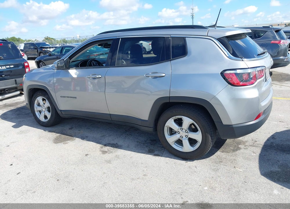 2019 JEEP COMPASS LATITUDE FWD VIN: 3C4NJCBB4KT652242