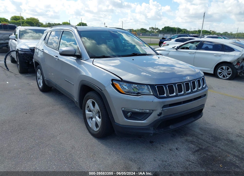 2019 JEEP COMPASS LATITUDE FWD VIN: 3C4NJCBB4KT652242