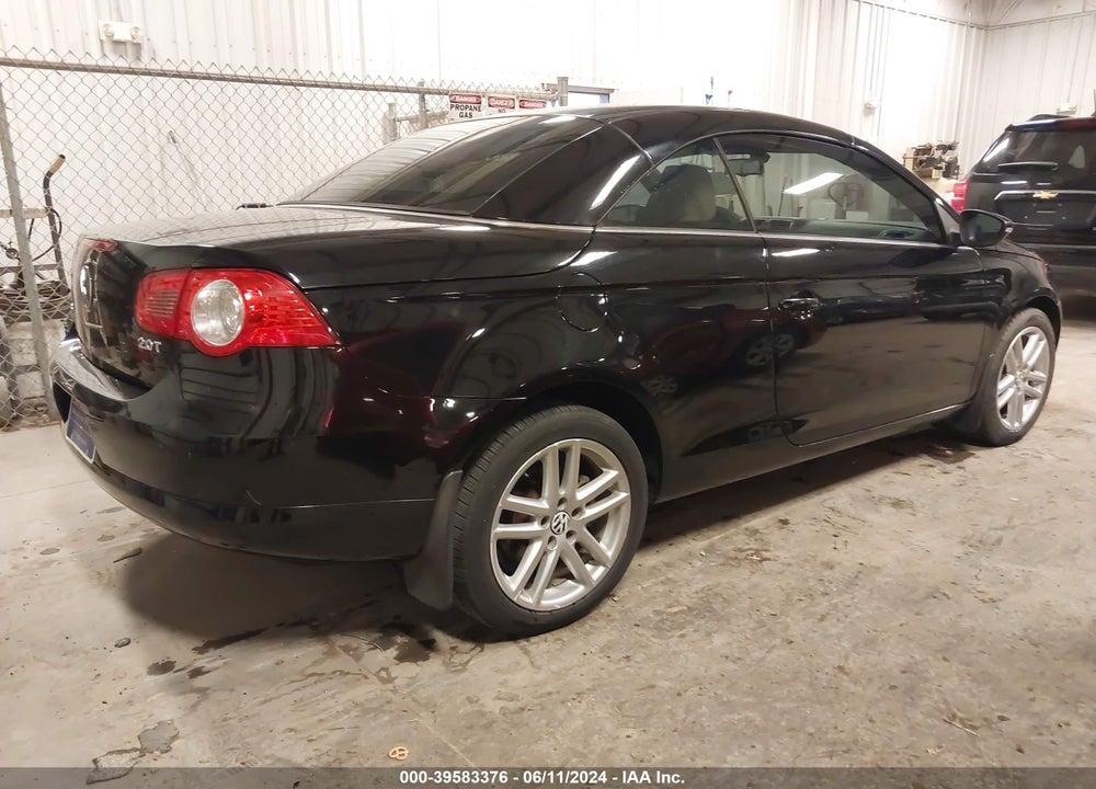 2009 VOLKSWAGEN EOS LUX VIN: WVWFA71F39V013991