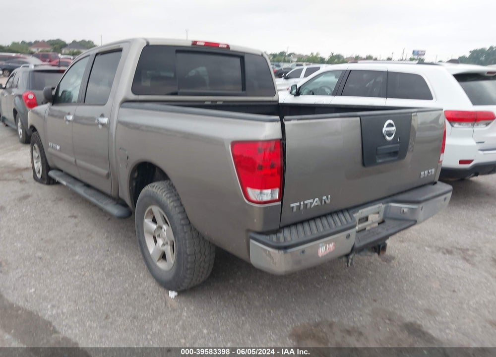 2006 NISSAN TITAN SE VIN: 1N6BA07A36N527138