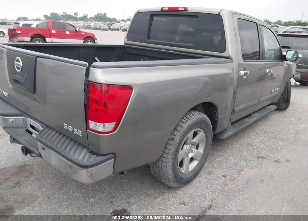 2006 NISSAN TITAN SE VIN: 1N6BA07A36N527138