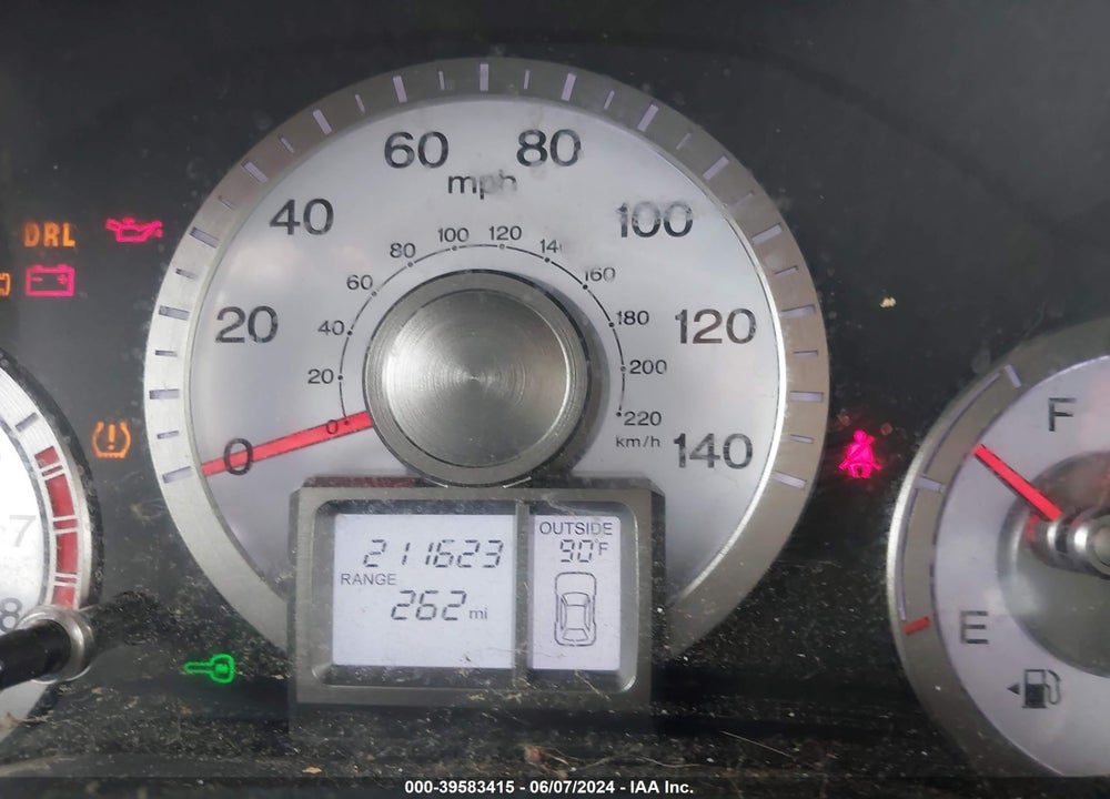 2010 HONDA PILOT EX-L VIN: 5FNYF4H67AB039740