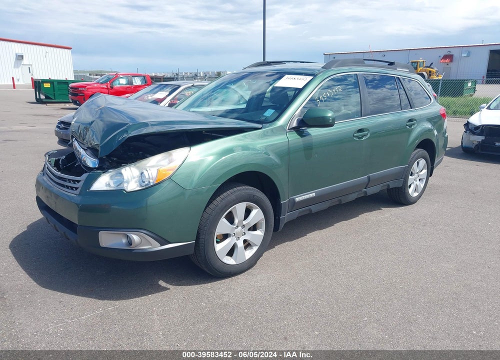 2010 SUBARU OUTBACK 2.5I PREMIUM VIN: 4S4BRCGC5A3344595