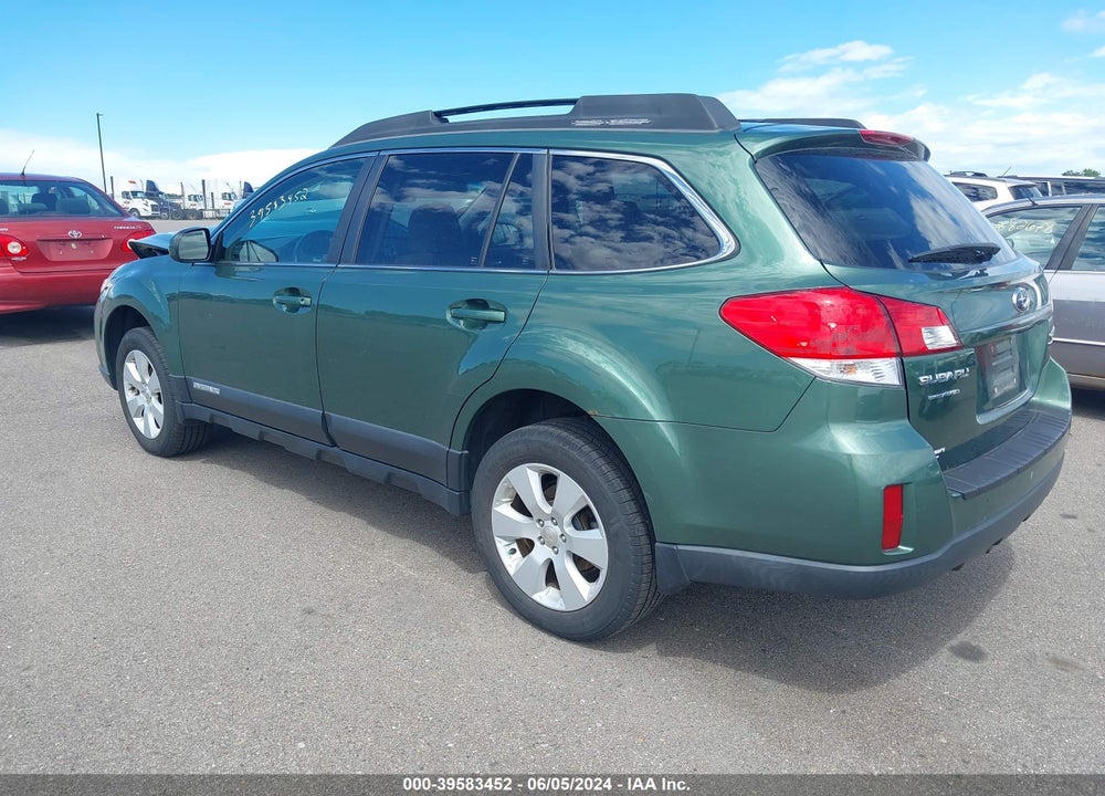 2010 SUBARU OUTBACK 2.5I PREMIUM VIN: 4S4BRCGC5A3344595