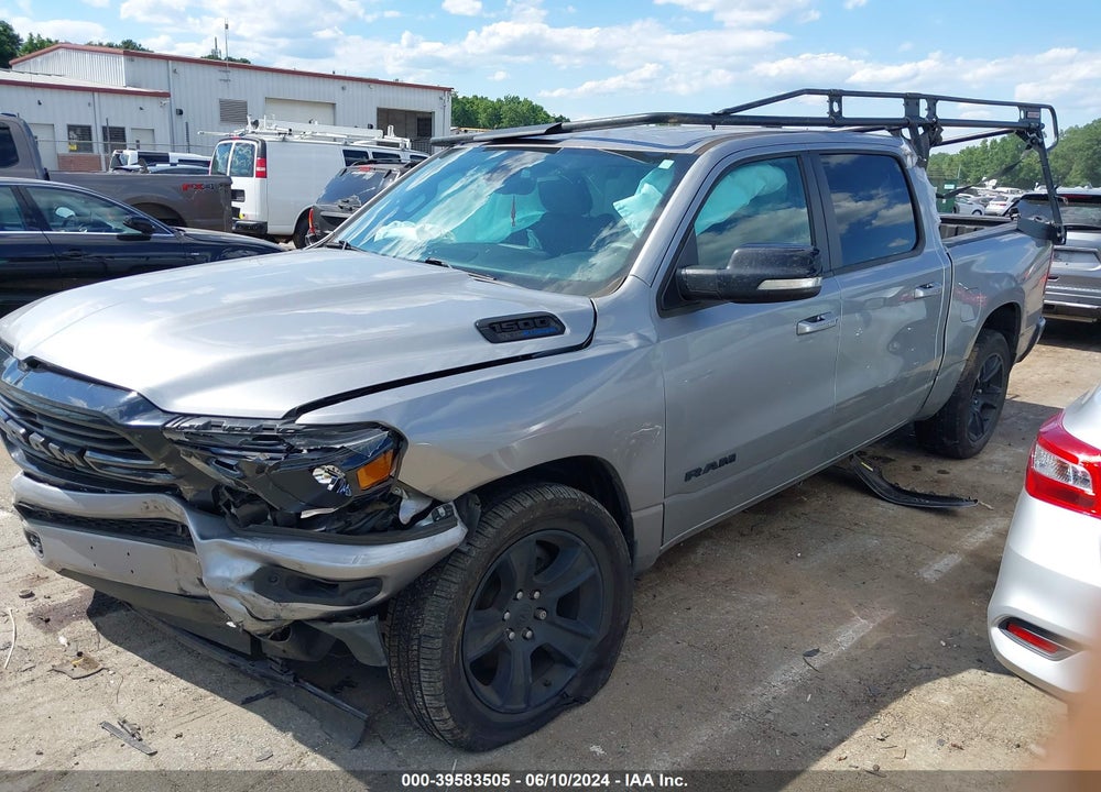 2021 RAM 1500 BIG HORN 4X4 5'7 BOX VIN: 1C6SRFFT3MN648385