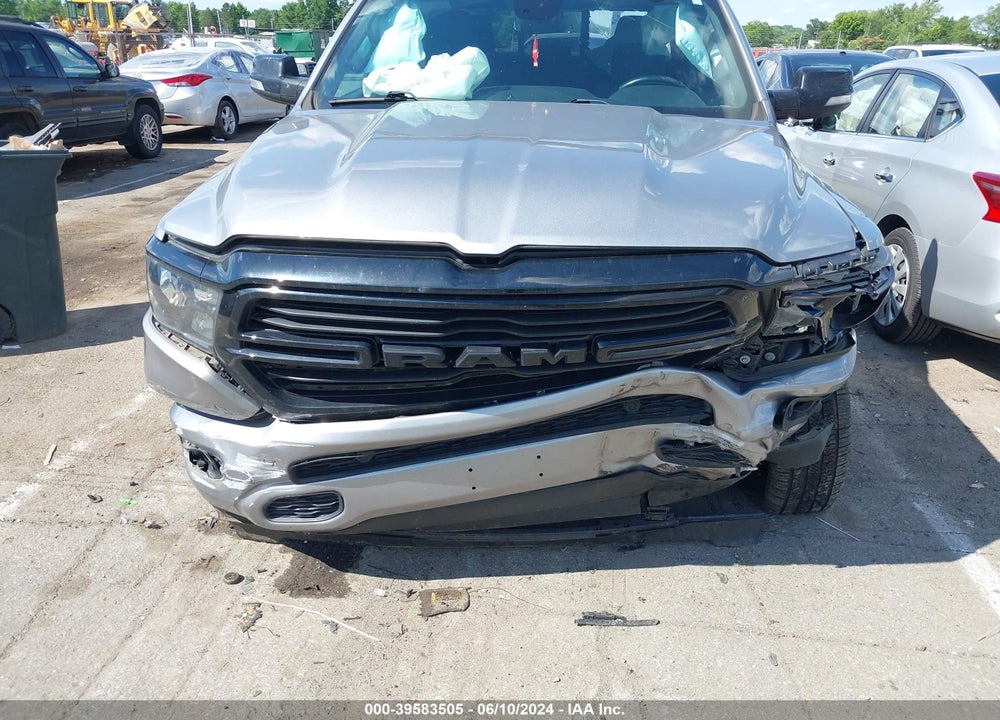 2021 RAM 1500 BIG HORN 4X4 5'7 BOX VIN: 1C6SRFFT3MN648385