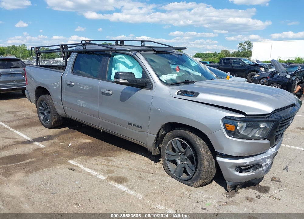 2021 RAM 1500 BIG HORN 4X4 5'7 BOX VIN: 1C6SRFFT3MN648385