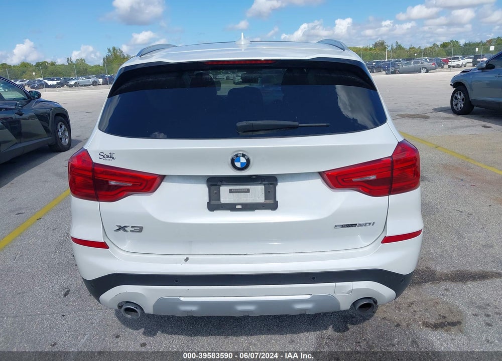 2019 BMW X3 SDRIVE30I VIN: 5UXTR7C57KLF34800