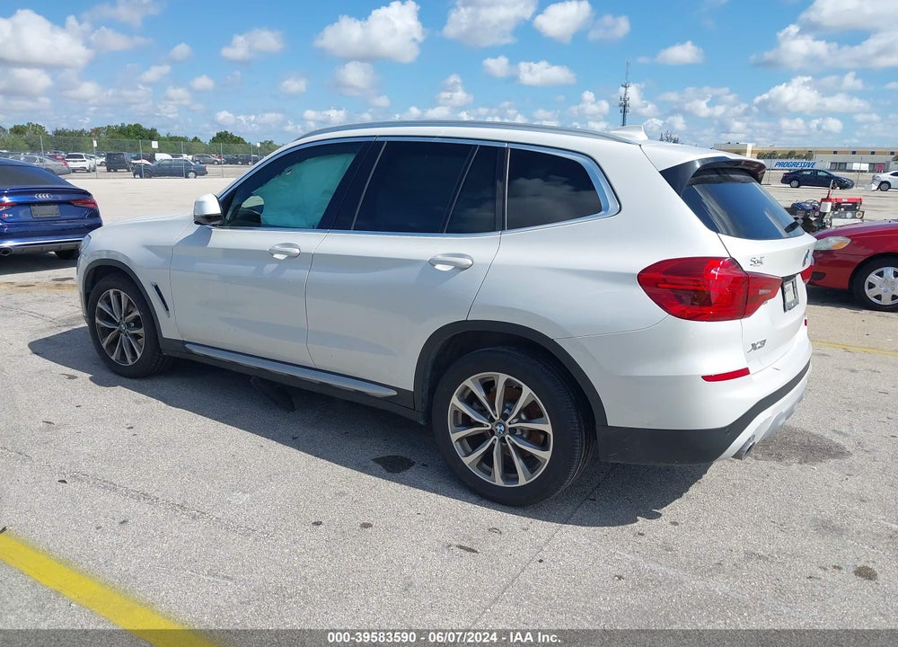 2019 BMW X3 SDRIVE30I VIN: 5UXTR7C57KLF34800