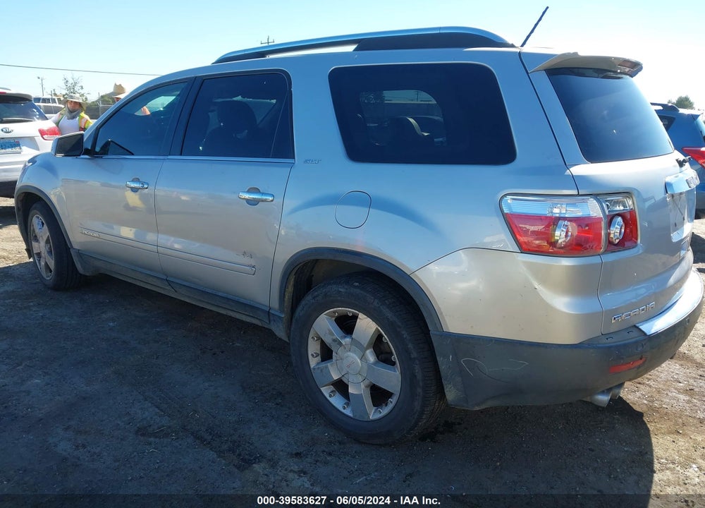 2008 GMC ACADIA SLT-2 VIN: 1GKEV337X8J125924