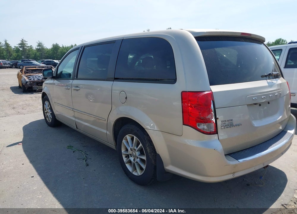 2013 DODGE GRAND CARAVAN R/T VIN: 2C4RDGEGXDR654381