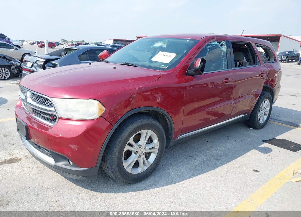 2013 DODGE DURANGO SXT VIN: 1C4RDHAG4DC679524
