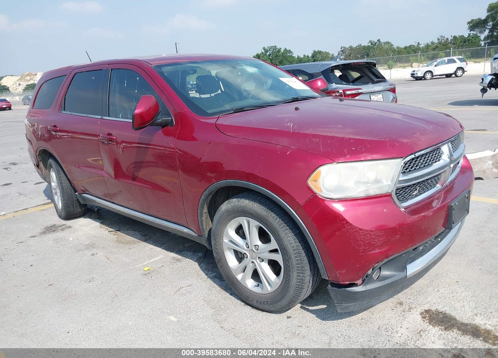 2013 DODGE DURANGO SXT VIN: 1C4RDHAG4DC679524