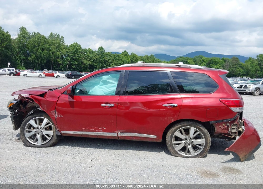 2014 NISSAN PATHFINDER PLATINUM VIN: 5N1AR2MM1EC617587