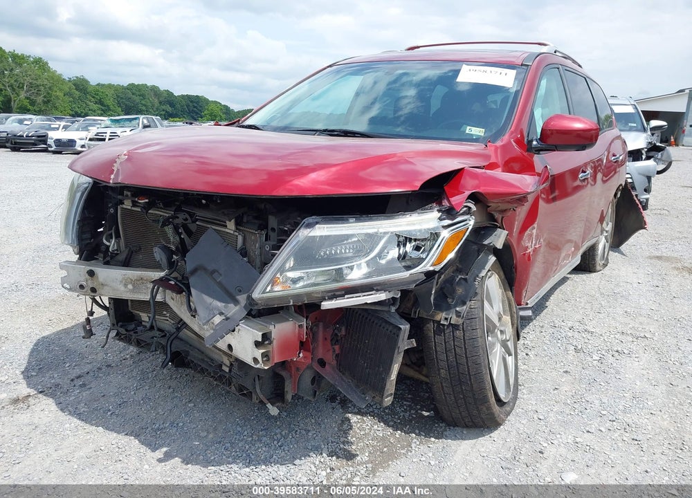 2014 NISSAN PATHFINDER PLATINUM VIN: 5N1AR2MM1EC617587