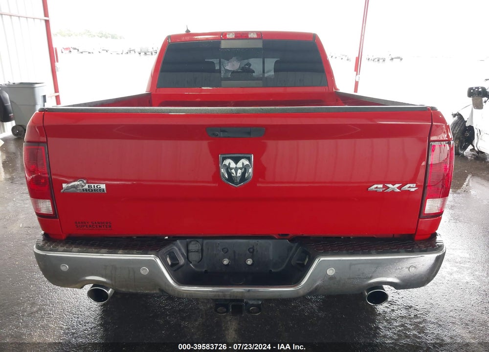2019 RAM 1500 CLASSIC BIG HORN 4X4 6'4 BOX VIN: 1C6RR7TT8KS587431