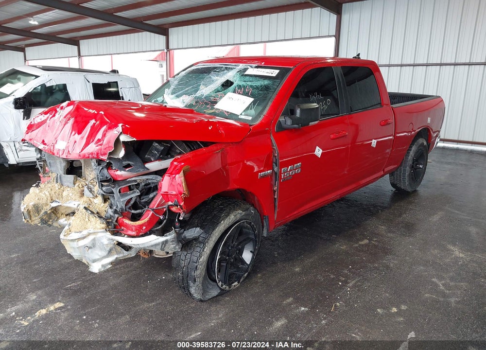 2019 RAM 1500 CLASSIC BIG HORN 4X4 6'4 BOX VIN: 1C6RR7TT8KS587431