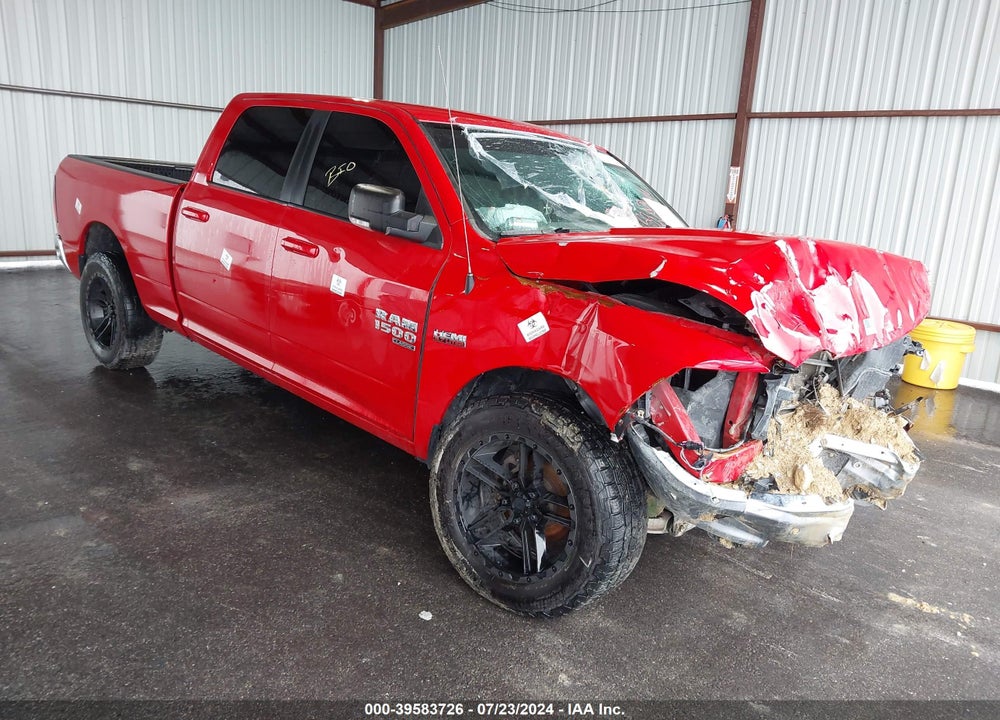 2019 RAM 1500 CLASSIC BIG HORN 4X4 6'4 BOX VIN: 1C6RR7TT8KS587431
