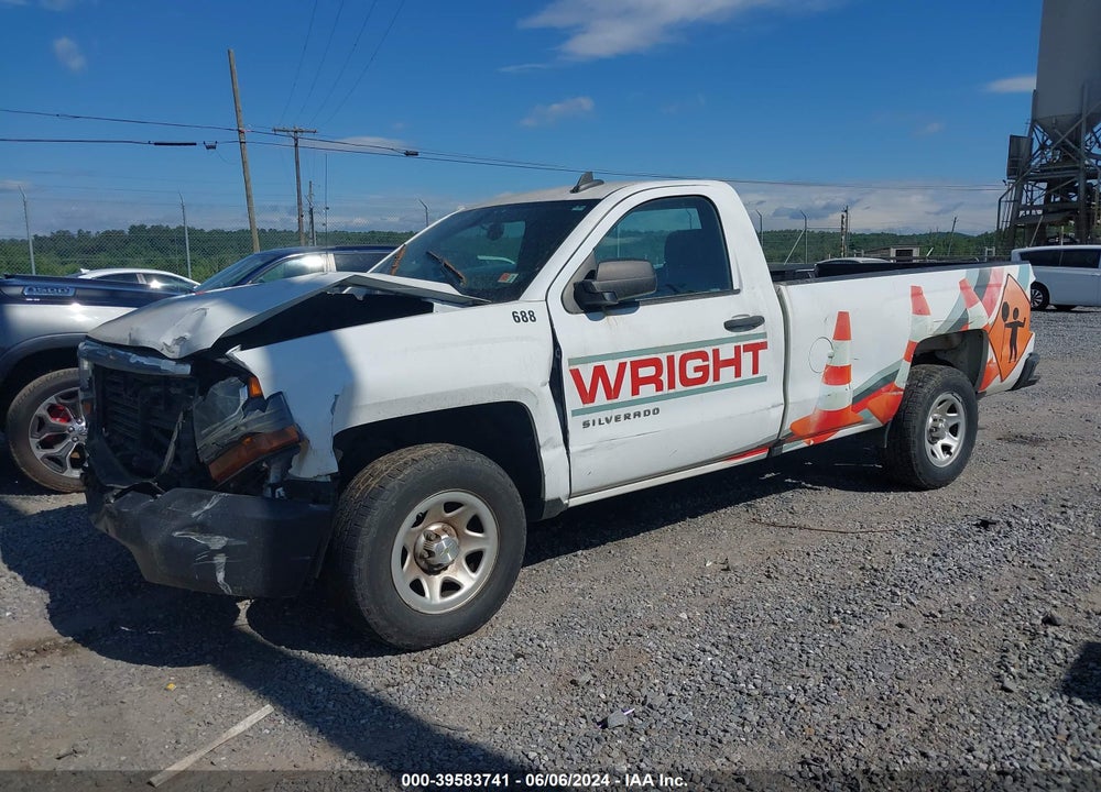 2018 CHEVROLET SILVERADO 1500 WT VIN: 1GCNCNEH8JZ221853