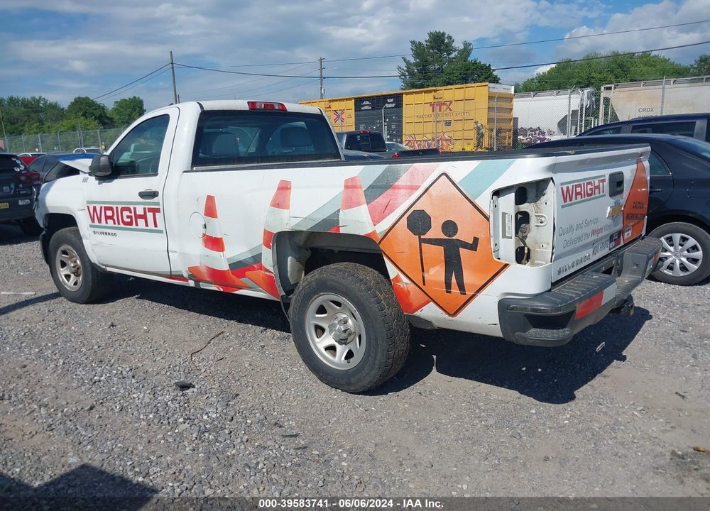 2018 CHEVROLET SILVERADO 1500 WT VIN: 1GCNCNEH8JZ221853